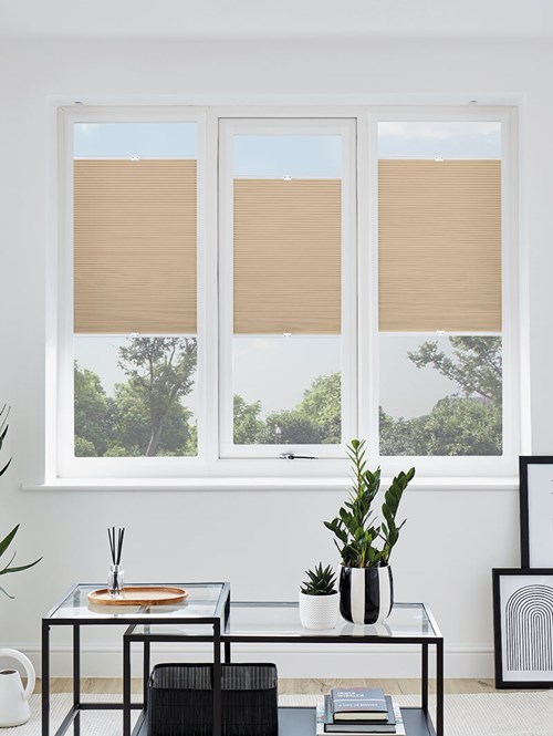 Edessa Straw Blackout Perfect Fit Cellular Thermal Blind