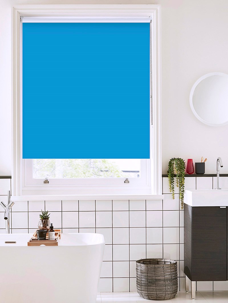 Morning Tide Bathroom Roller Blind