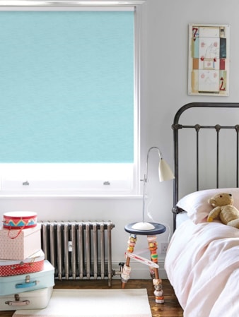 New York Sky Blue Roller Blind