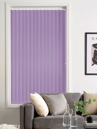 Nineties Lilac 89mm Blackout Vertical Blind