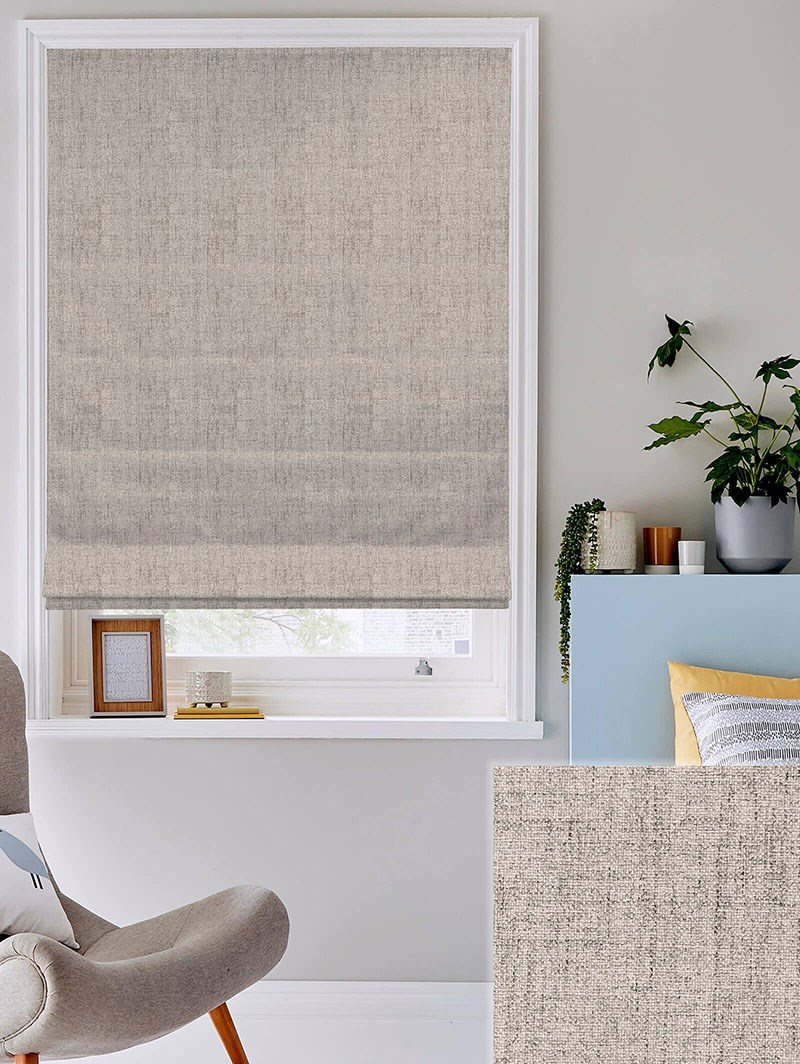 Opulence Cadmium Blackout Roman Blind