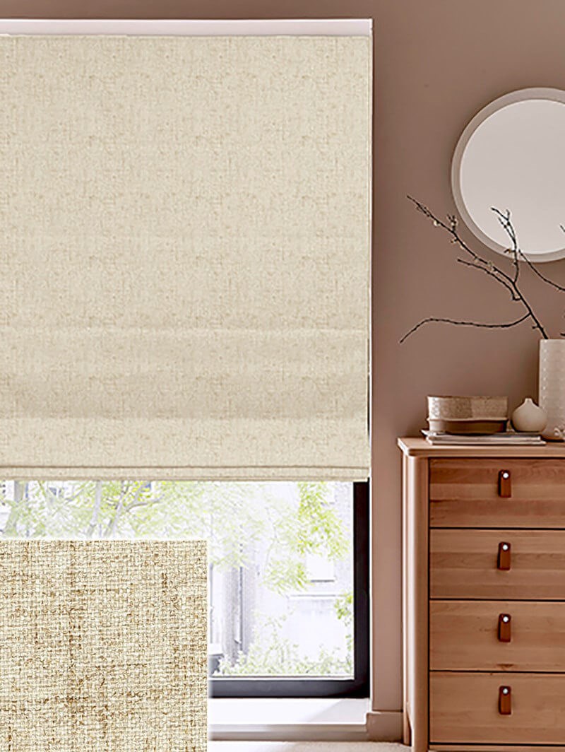 Opulence Harvest Blackout Roman Blind