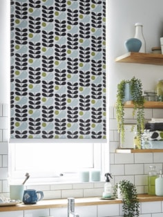 Orla Kiely Early Bird Granite Roller Blind