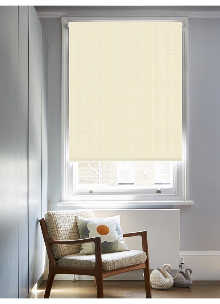 Orla Kiely Linear Stem Cream Roller Blind