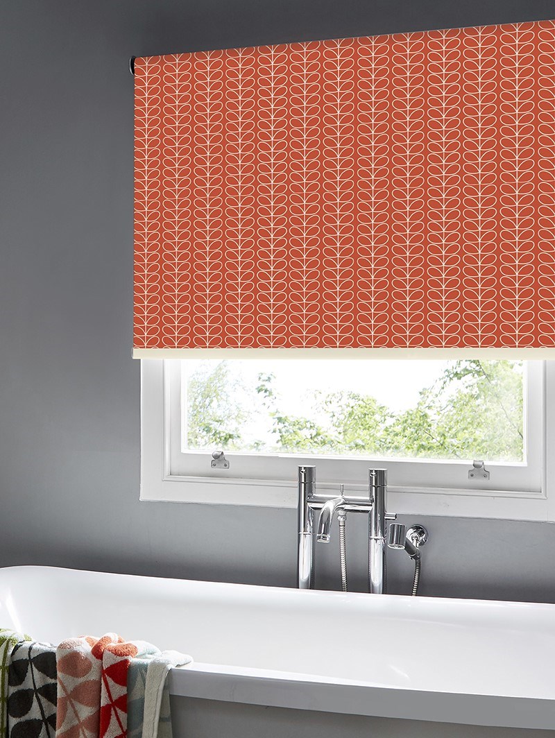 Orla Kiely Linear Stem Tomato Roller Blind