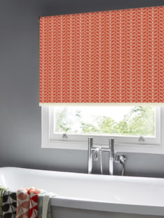 Orla Kiely Linear Stem Tomato Roller Blind