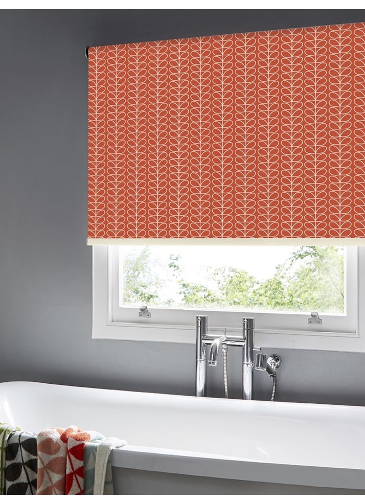 Orla Kiely Linear Stem Tomato Roller Blind