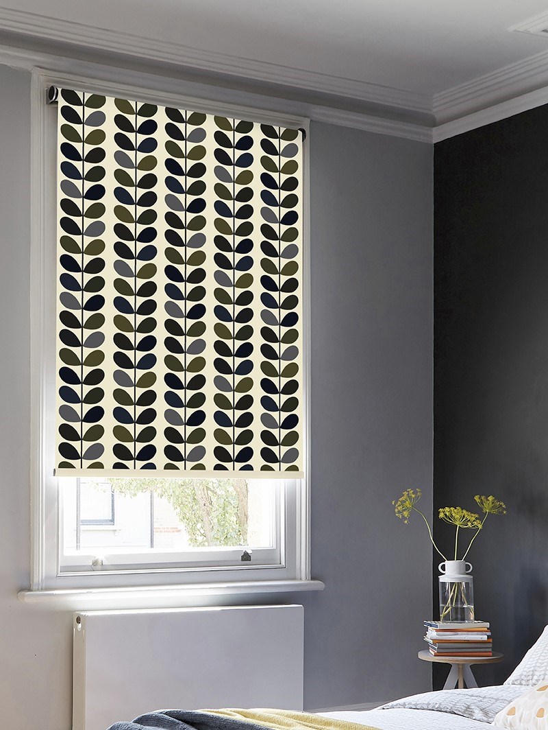 Orla Kiely Multi Stem Moss Roller Blind