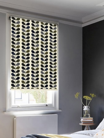 Orla Kiely Multi Stem Moss Roller Blind