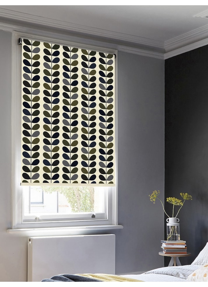 Orla Kiely Multi Stem Moss Roller Blind