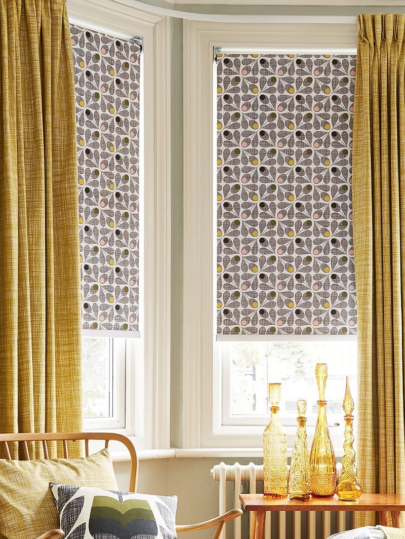 Orla Kiely Scribble Acorn Cup Roller Blind