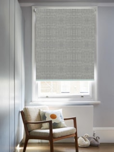 Orla Kiely Scribble Cool Grey Roller Blind