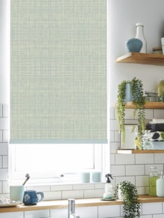 Orla Kiely Scribble Duck Egg Roller Blind