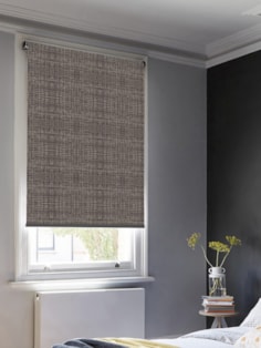 Orla Kiely Scribble Gun Metal Roller Blind