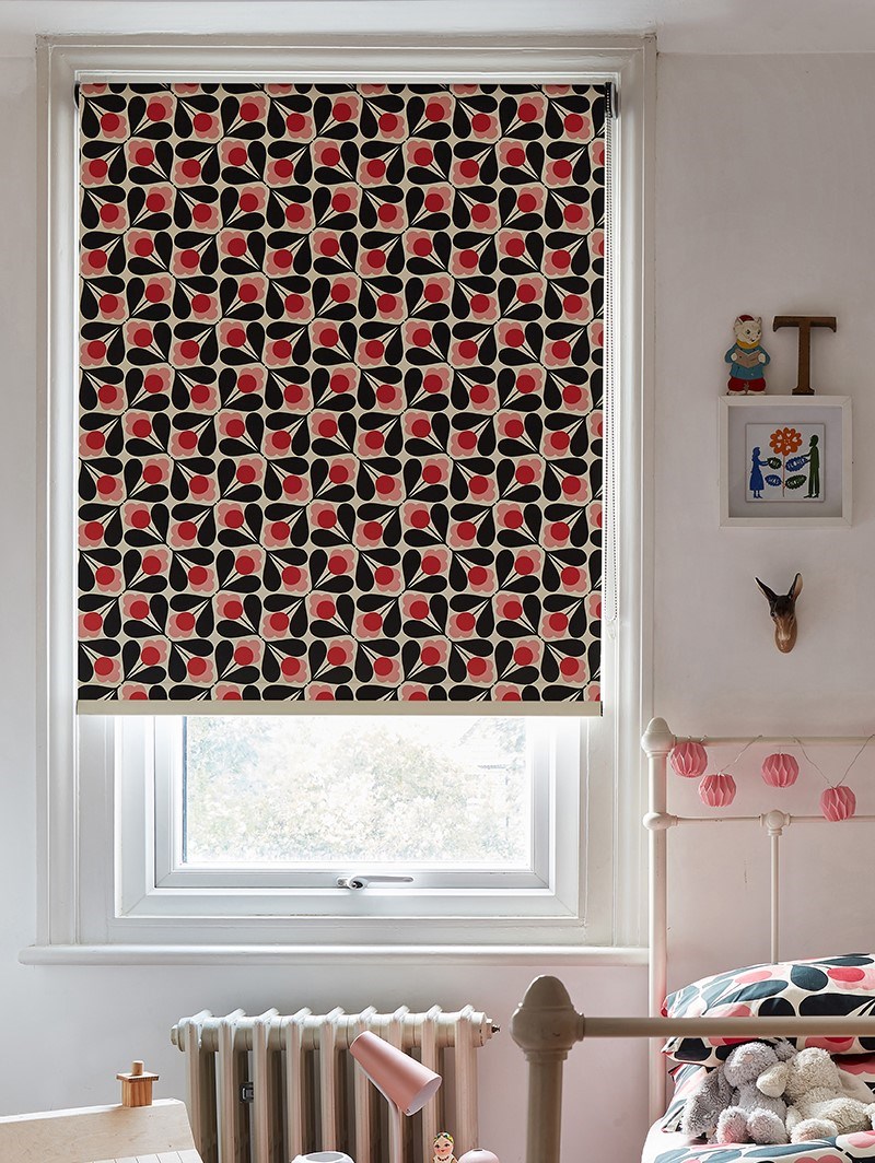 Orla Kiely Sycamore Seed Fuchsia Roller Blind