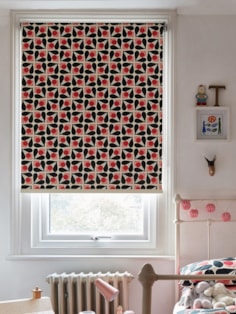 Orla Kiely Sycamore Seed Fuchsia Roller Blind