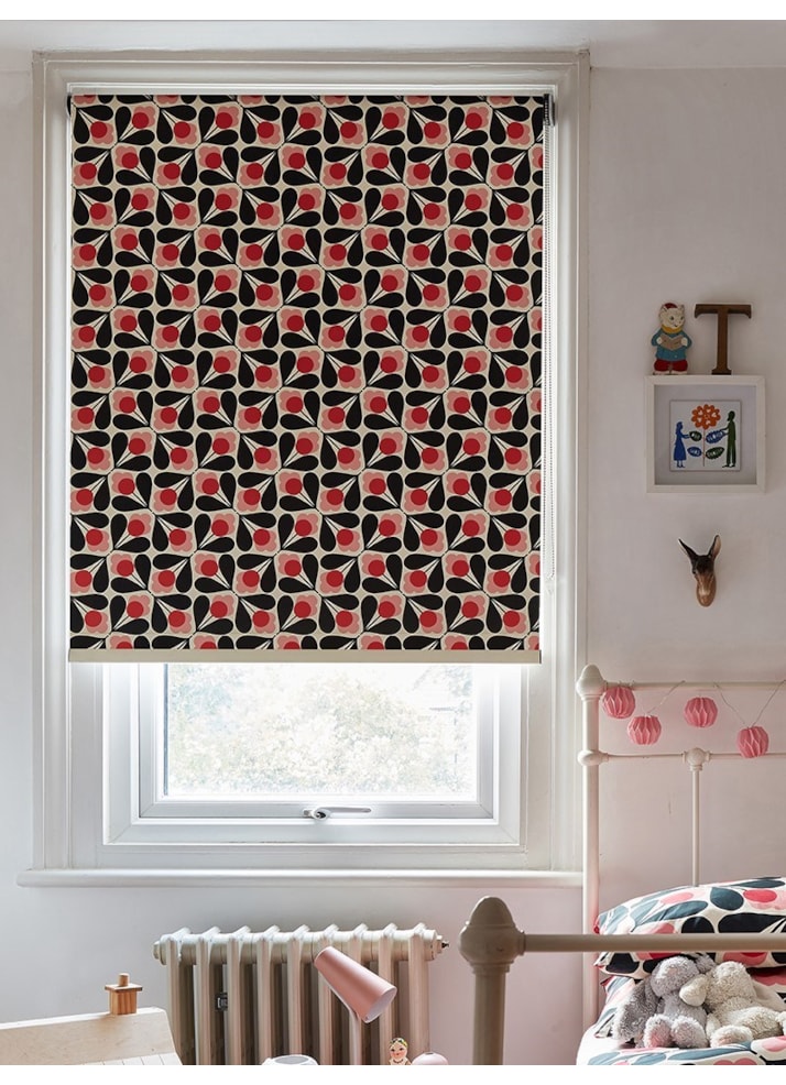 Orla Kiely Sycamore Seed Fuchsia Roller Blind