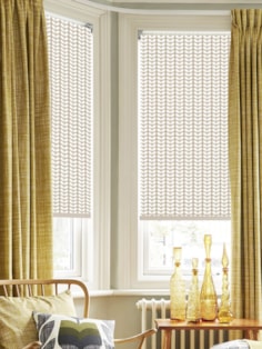 Orla Kiely Tiny Stem Taupe Roller Blind