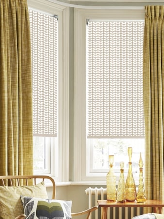 Orla Kiely Tiny Stem Taupe Roller Blind