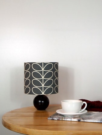 Orla Kiely Linear Stem Cool Grey Lampshade