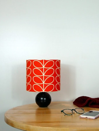 Orla Kiely Linear Stem Tomato Lampshade