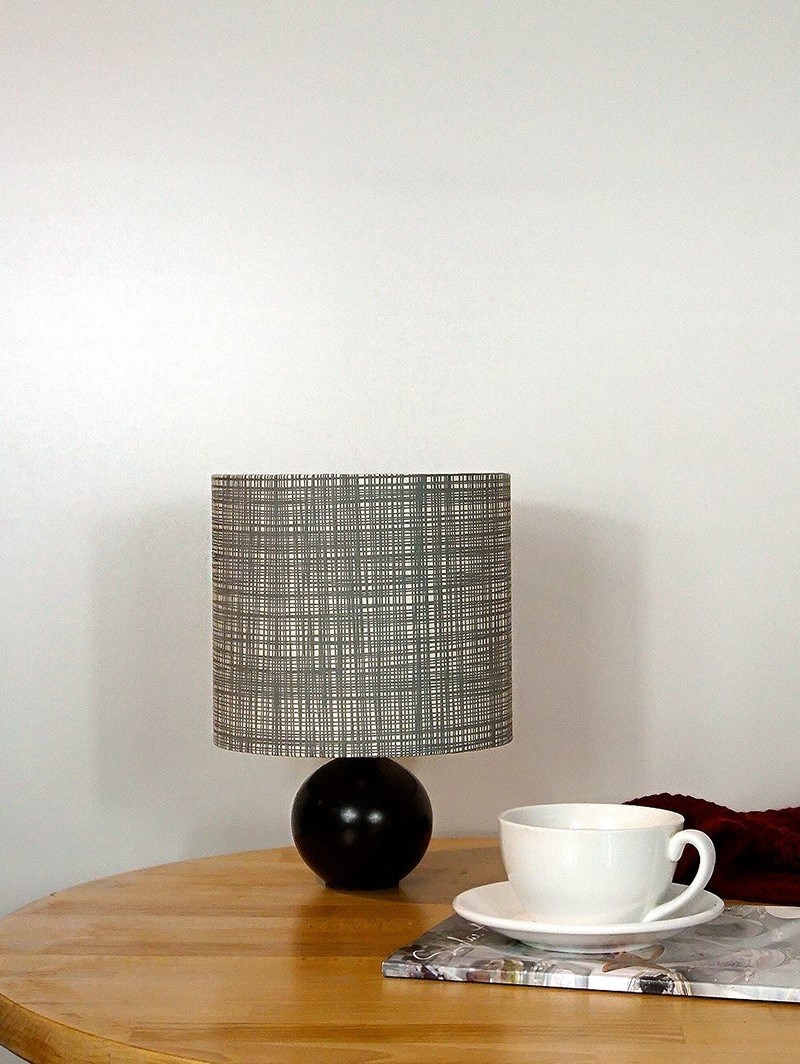 Orla Kiely Scribble Cool Grey Lampshade