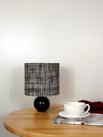 Orla Kiely Scribble Gun Metal Lampshade