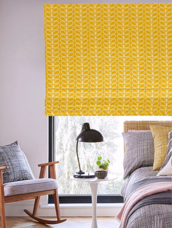 Orla Kiely Linear Stem Dandelion Roman Blind