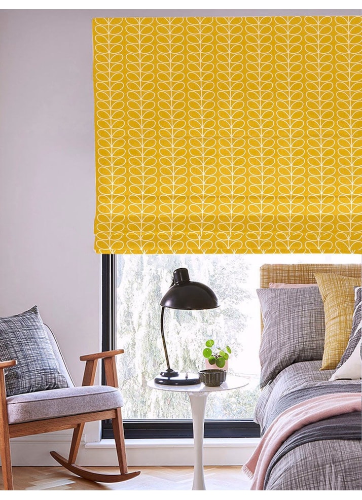 Orla Kiely Linear Stem Dandelion Roman Blind