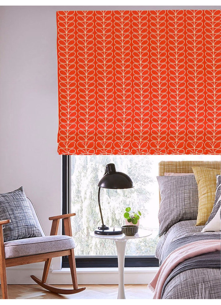 Orla Kiely Linear Stem Tomato Roman Blind