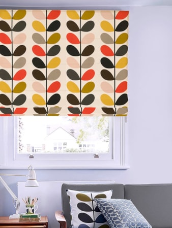 Orla Kiely Multi Stem Tomato Roman Blind