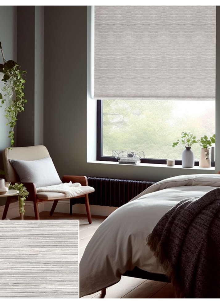 Paris Mushroom Blackout Thermal Roller Blind