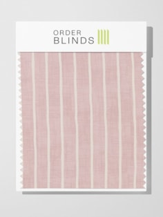 Pencil Stripe Bloom Roman Blind