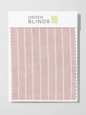 Pencil Stripe Bloom Roman Blind