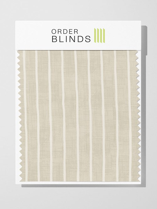 Pencil Stripe Pebble Roman Blind