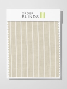 Pencil Stripe Pebble Roman Blind