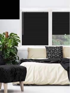 Matte Black 25mm Perfect Fit Venetian Blind