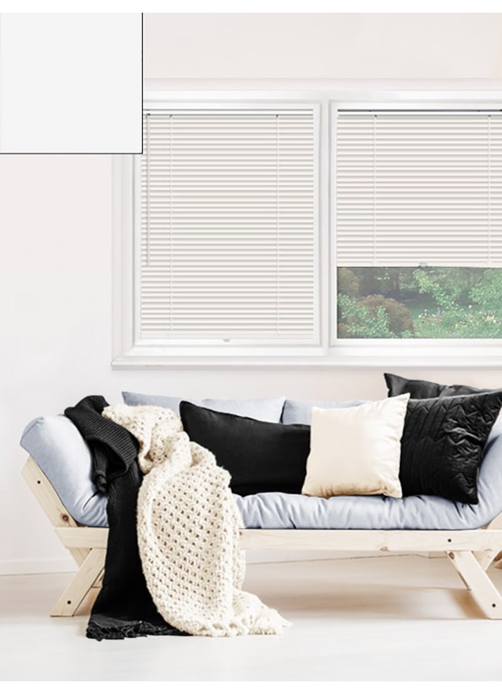 Matte Off White 25mm Perfect Fit Venetian Blind