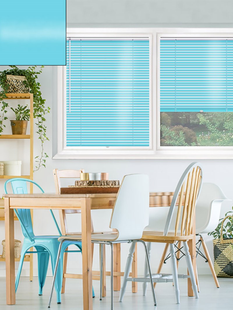 Gloss Blue 25mm Perfect Fit Venetian Blind