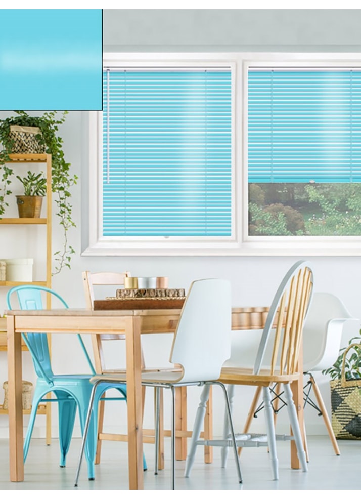 Gloss Blue 25mm Perfect Fit Venetian Blind