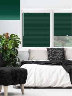 Matte Forest Green 25mm Perfect Fit Venetian Blind