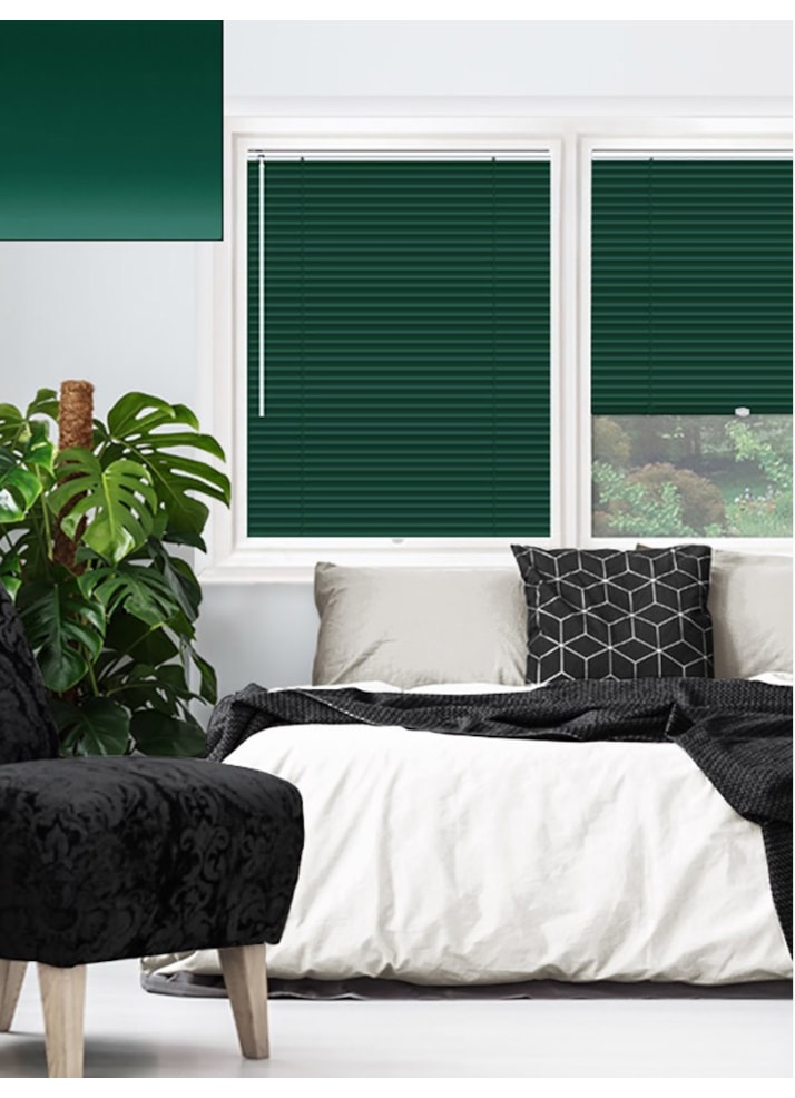 Matte Forest Green 25mm Perfect Fit Venetian Blind