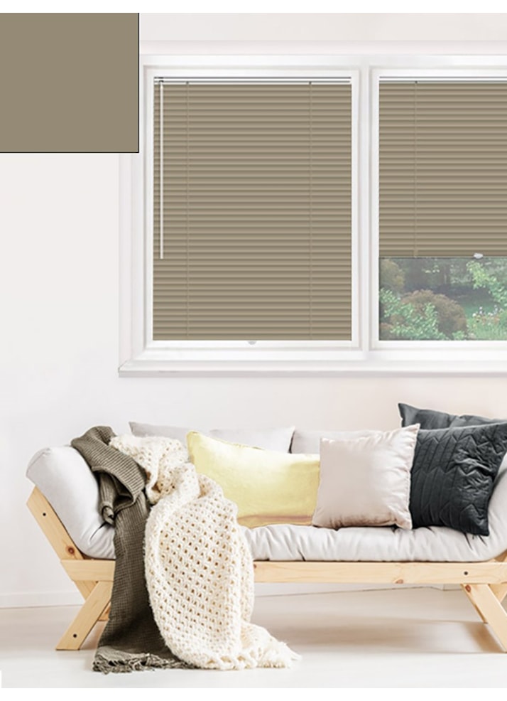 Matte Taupe 25mm Perfect Fit Venetian Blind