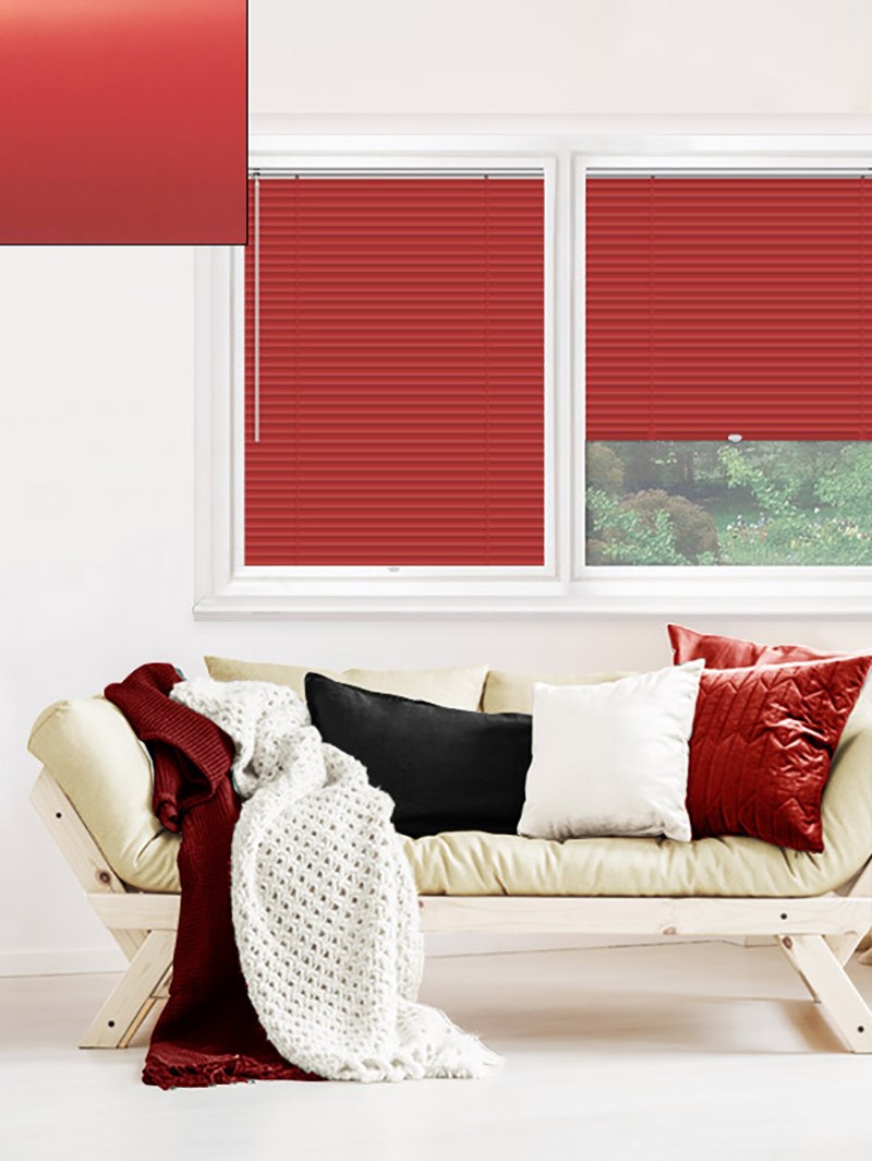 Matte Rouge 25mm Perfect Fit Venetian Blind