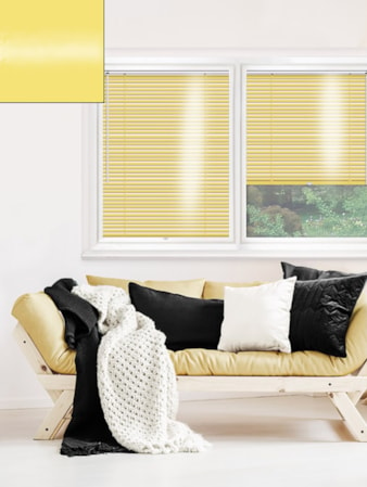 Gloss Buttercup 25mm Perfect Fit Venetian Blind