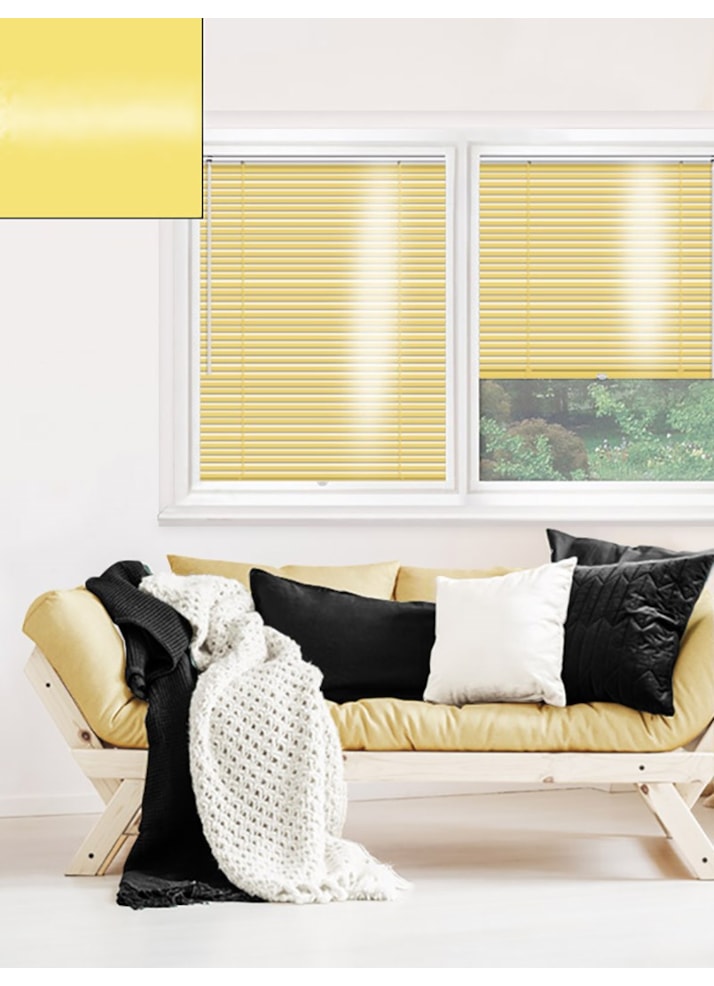 Gloss Buttercup 25mm Perfect Fit Venetian Blind