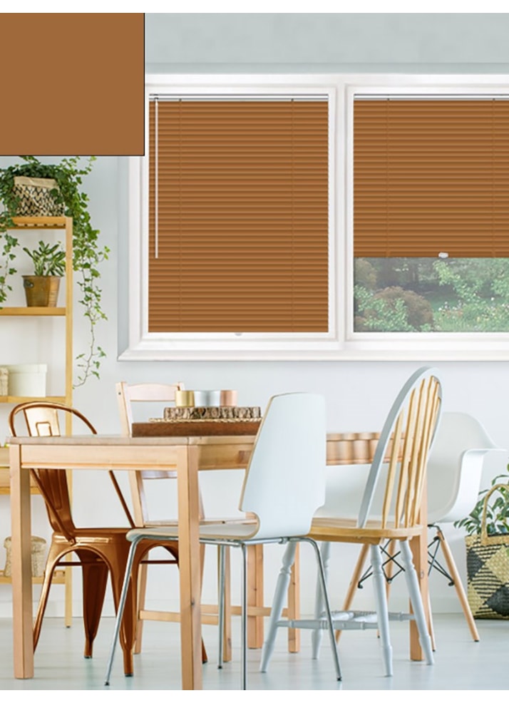 Matte Cinnamon 25mm Perfect Fit Venetian Blind