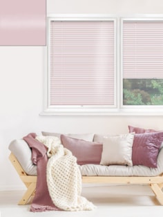 Gloss Pale Pink 25mm Perfect Fit Venetian Blind