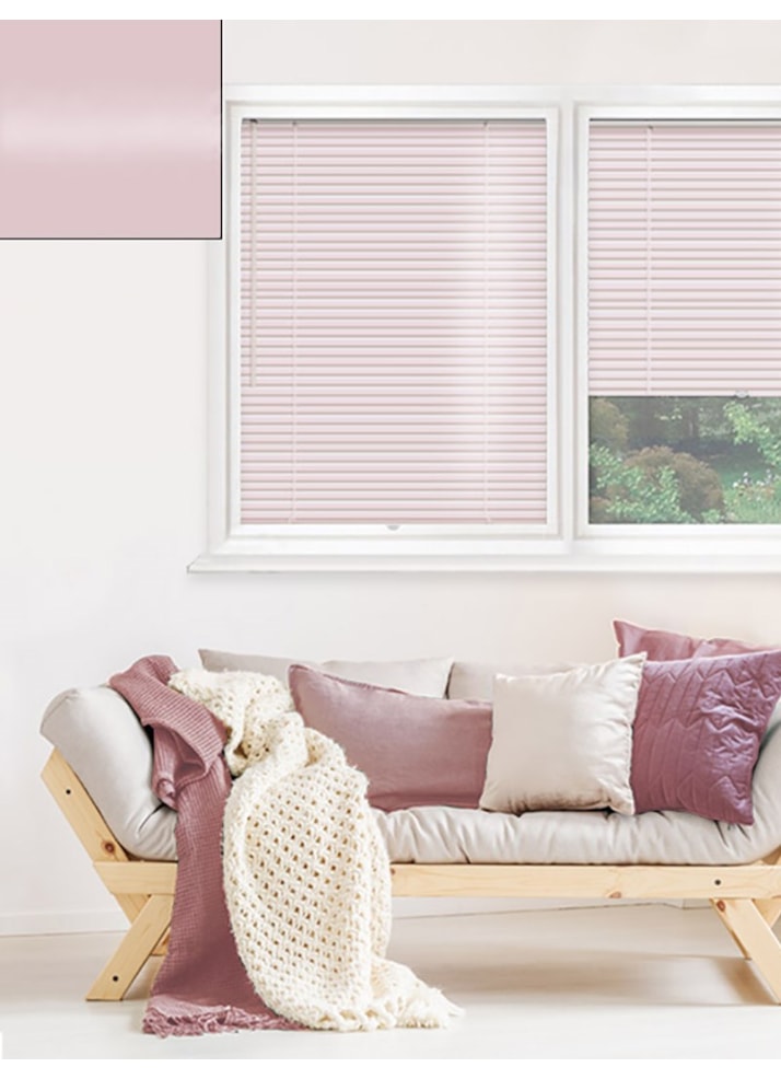 Gloss Pale Pink 25mm Perfect Fit Venetian Blind