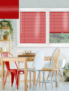 Gloss Red 25mm Perfect Fit Venetian Blind